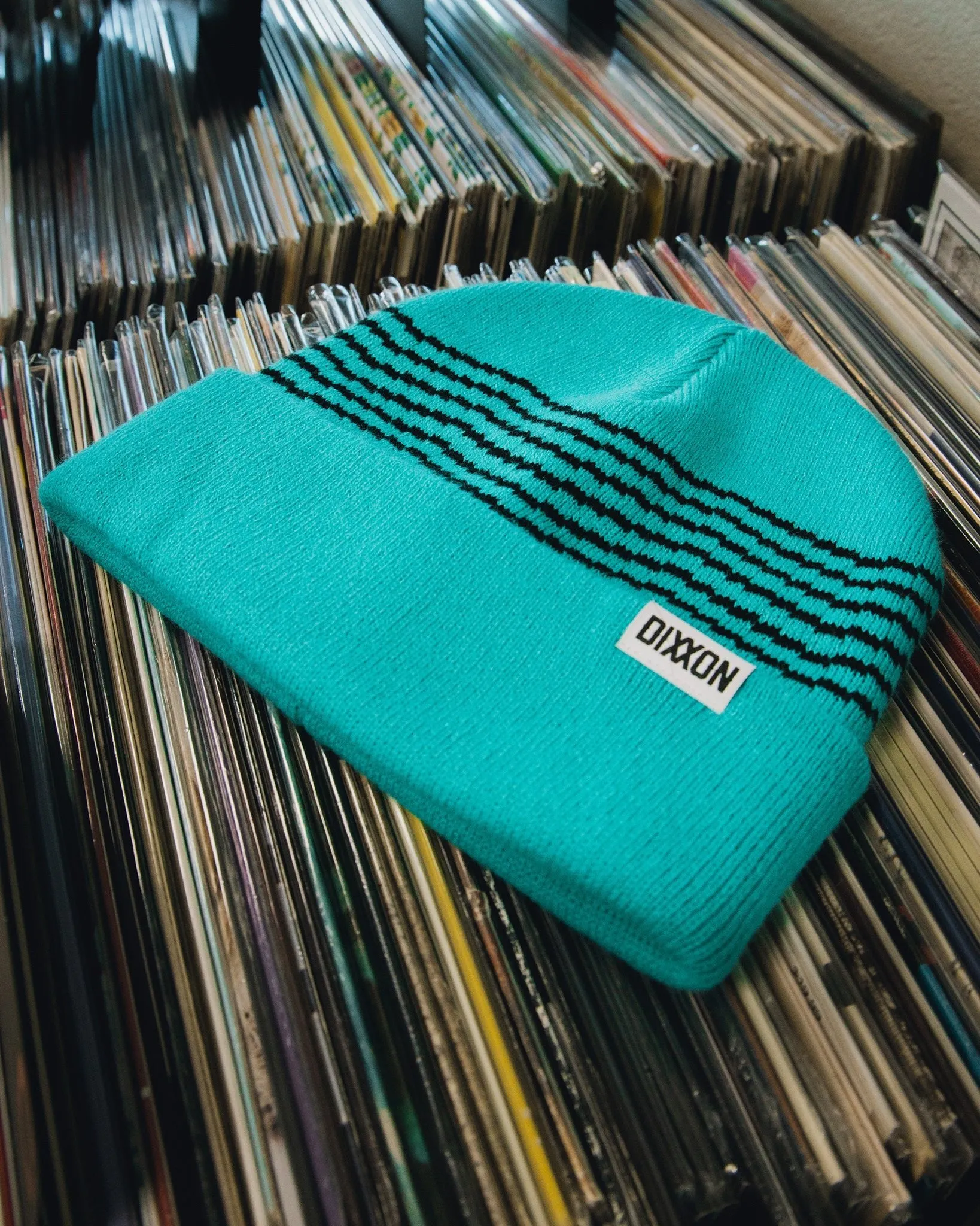 Dock Beanie - Green & Black