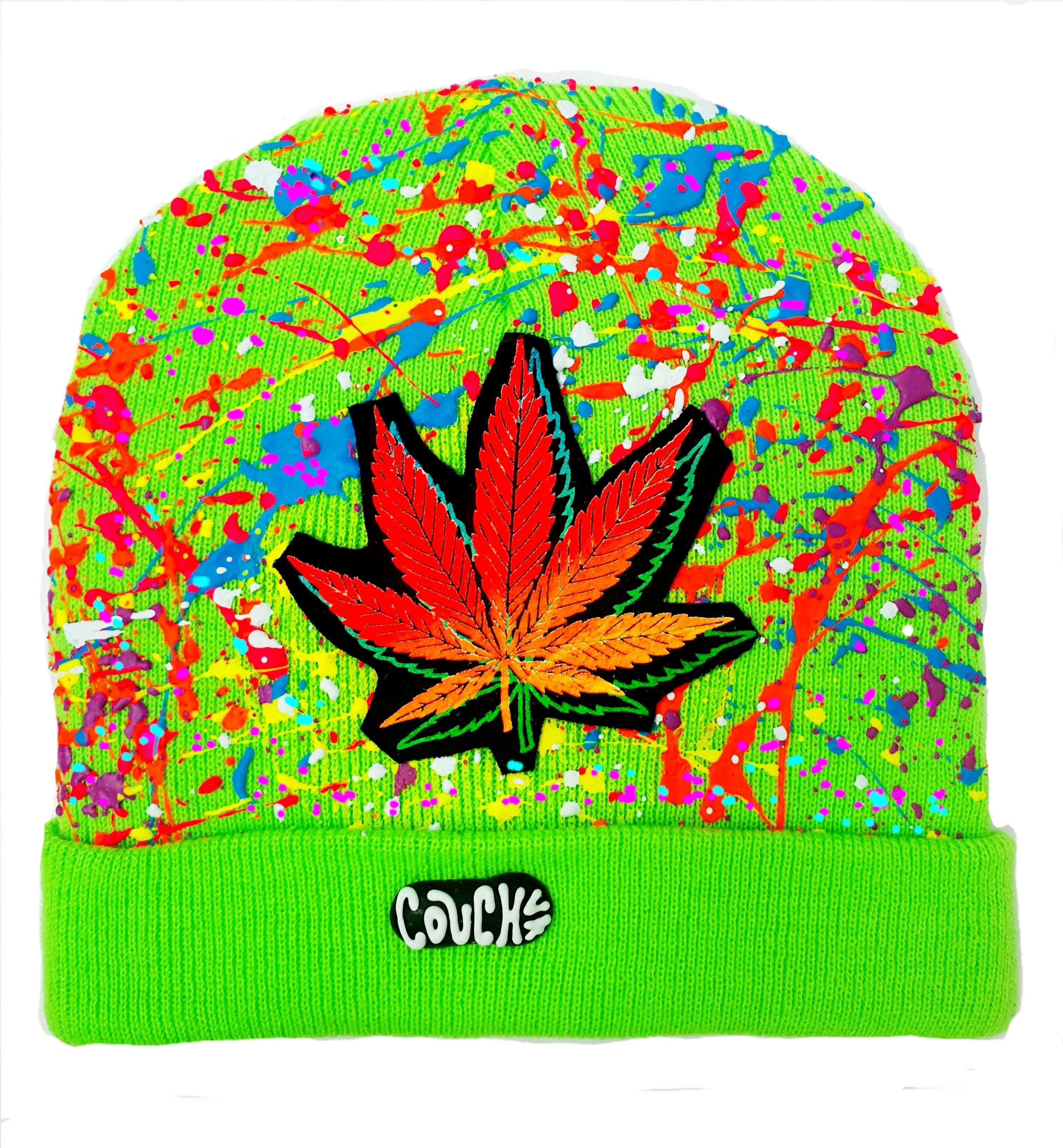 DOUBLE WEEDLEAF BEANIE GREEN