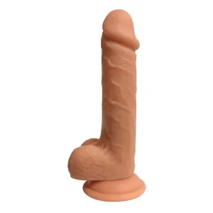 Easy Rider 7 Inch Dual Density Dildo With Balls -  Light