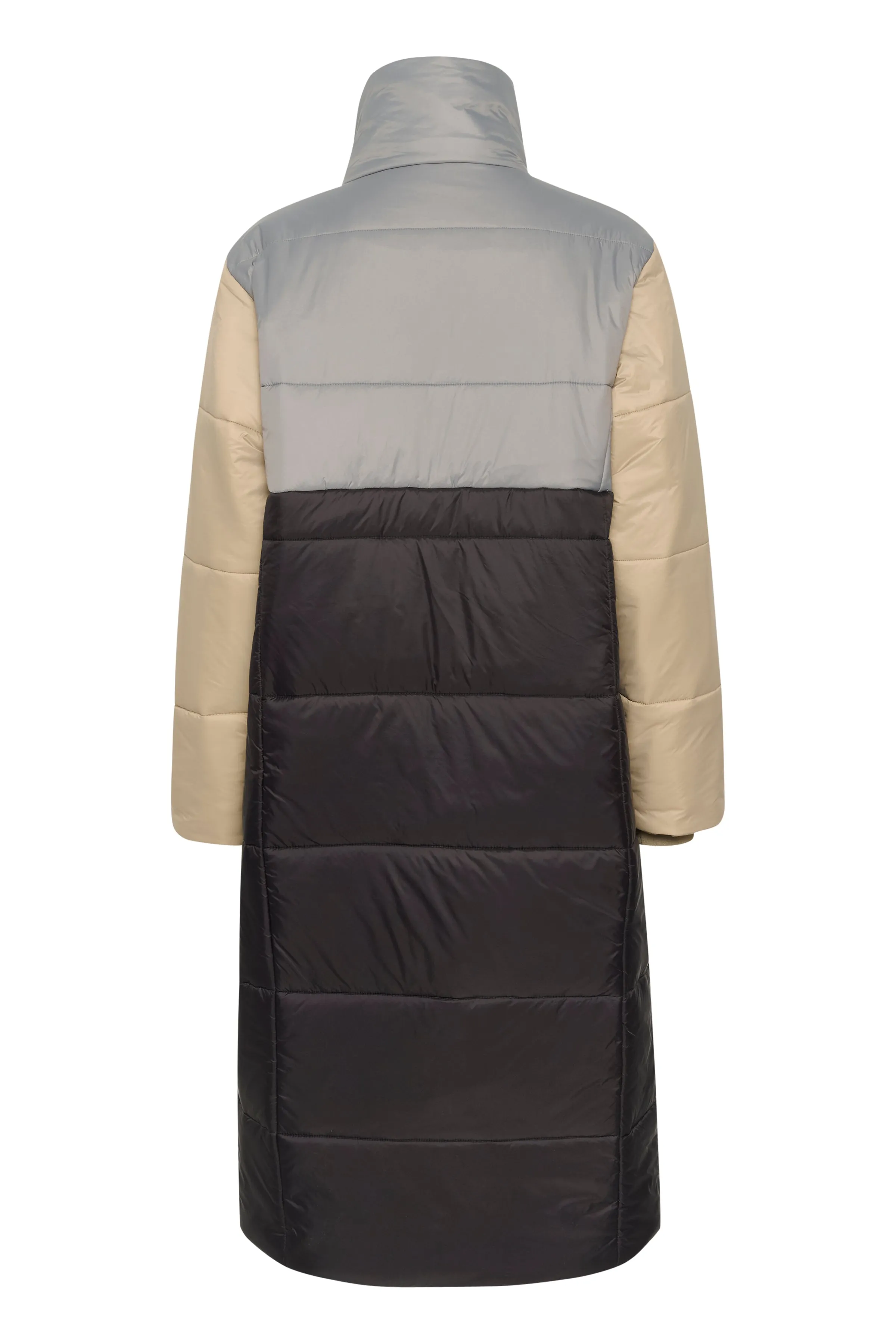 Eia Aisha Down Long Coat in Black / Grey