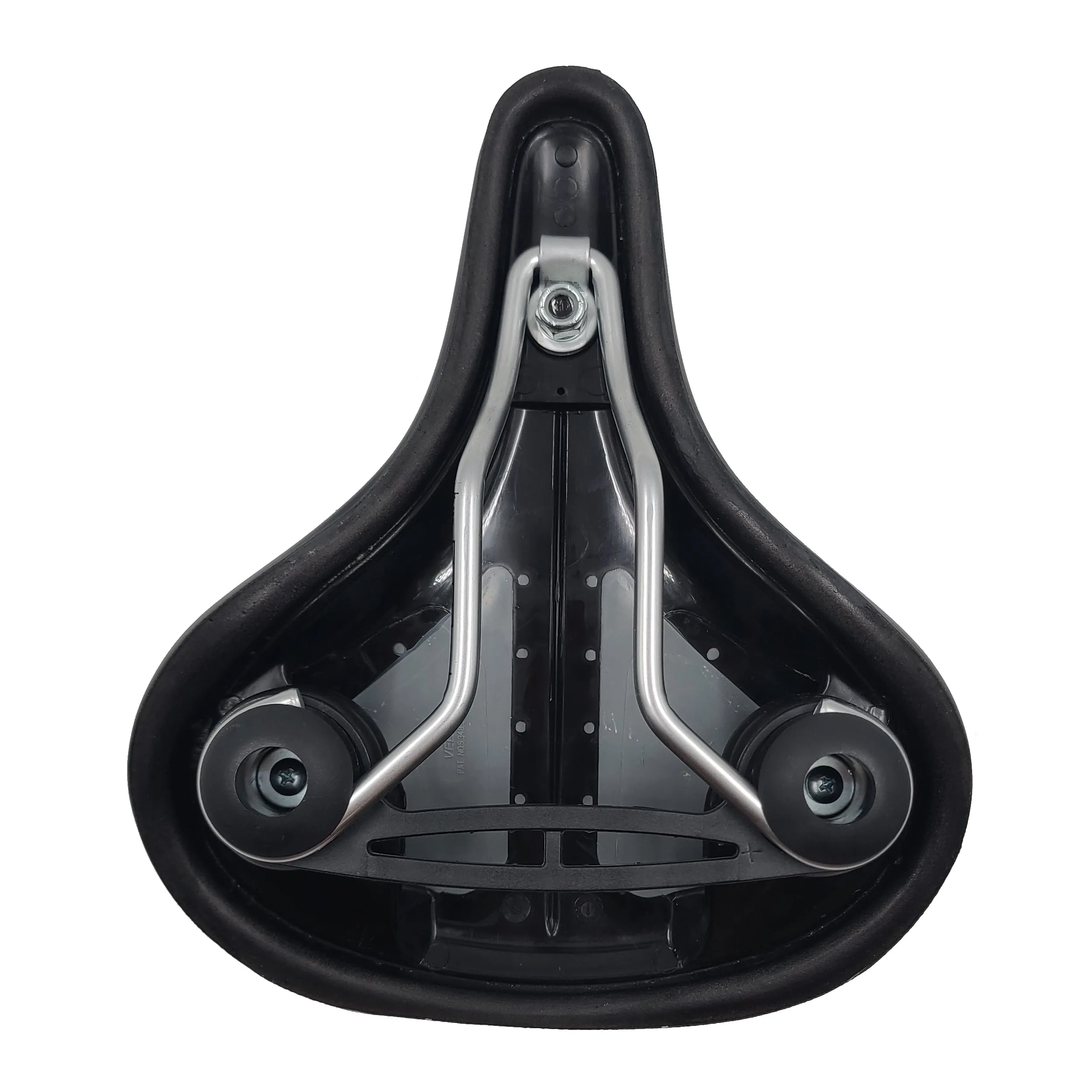 End Zone Velo Black Gel Cruiser Saddle With Springs