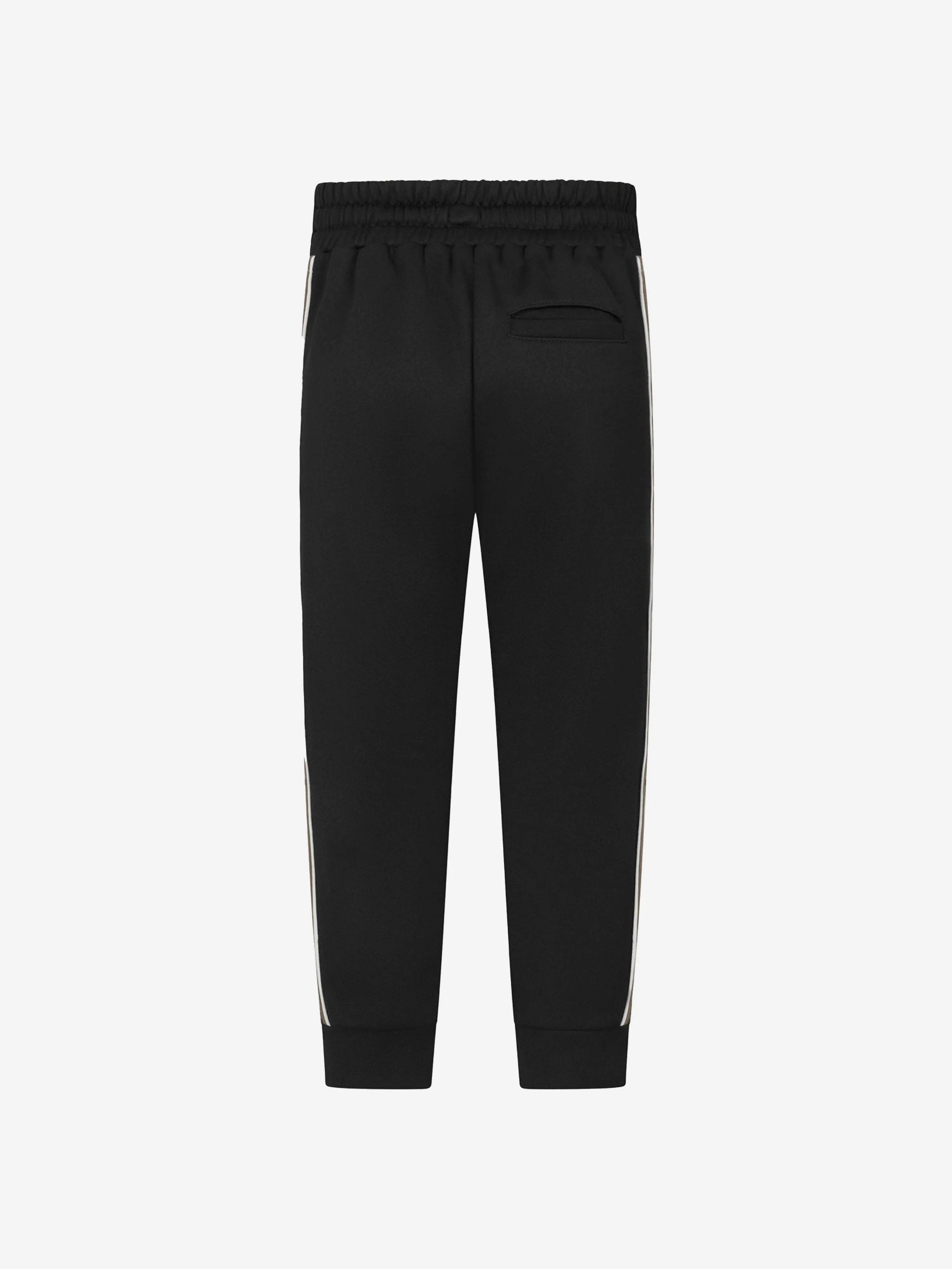 Fendi Kids Technical Sweatpants in Black