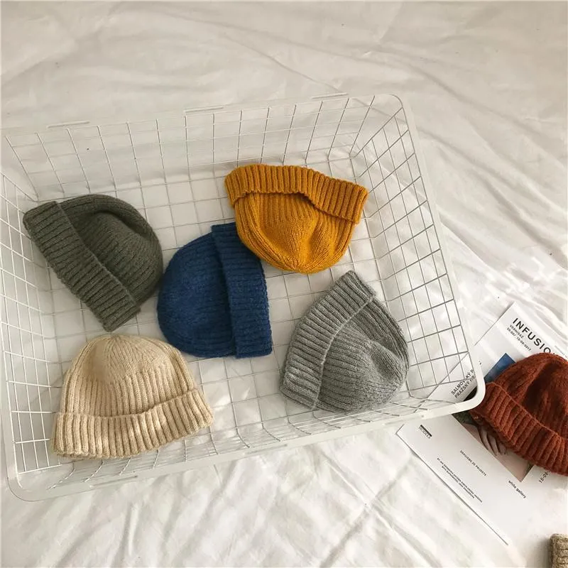 Fisherman Knit Ribbed Turn Up Beanie