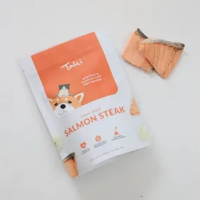 Freeze Dried Salmon Steak Treats for Dogs and Cats