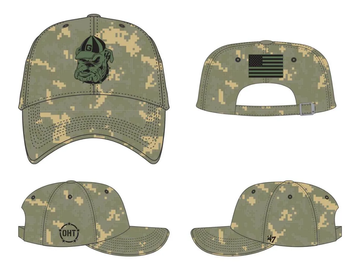 Georgia Bulldogs '47 Nilan Operation Hat Trick OHT Digital Camo Relax Hat Cap