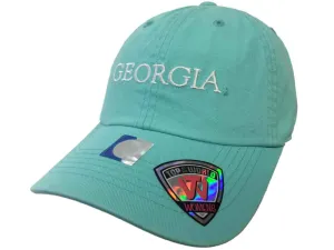 Georgia Bulldogs TOW Women's Mint Green Seaside Adjustable Slouch Hat Cap