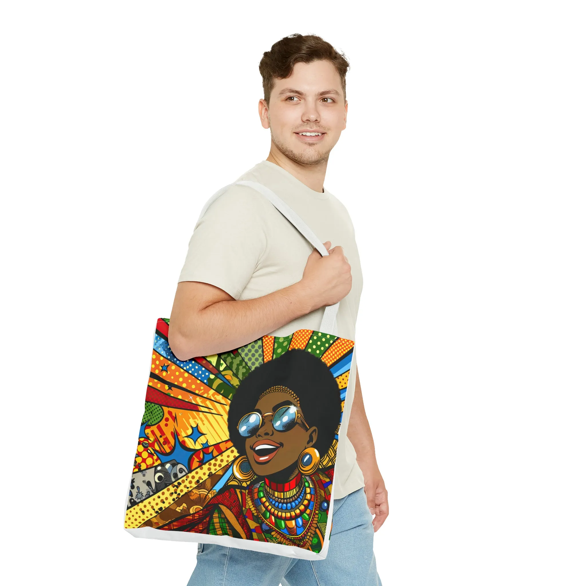 Girl Power Comic Tote Bag