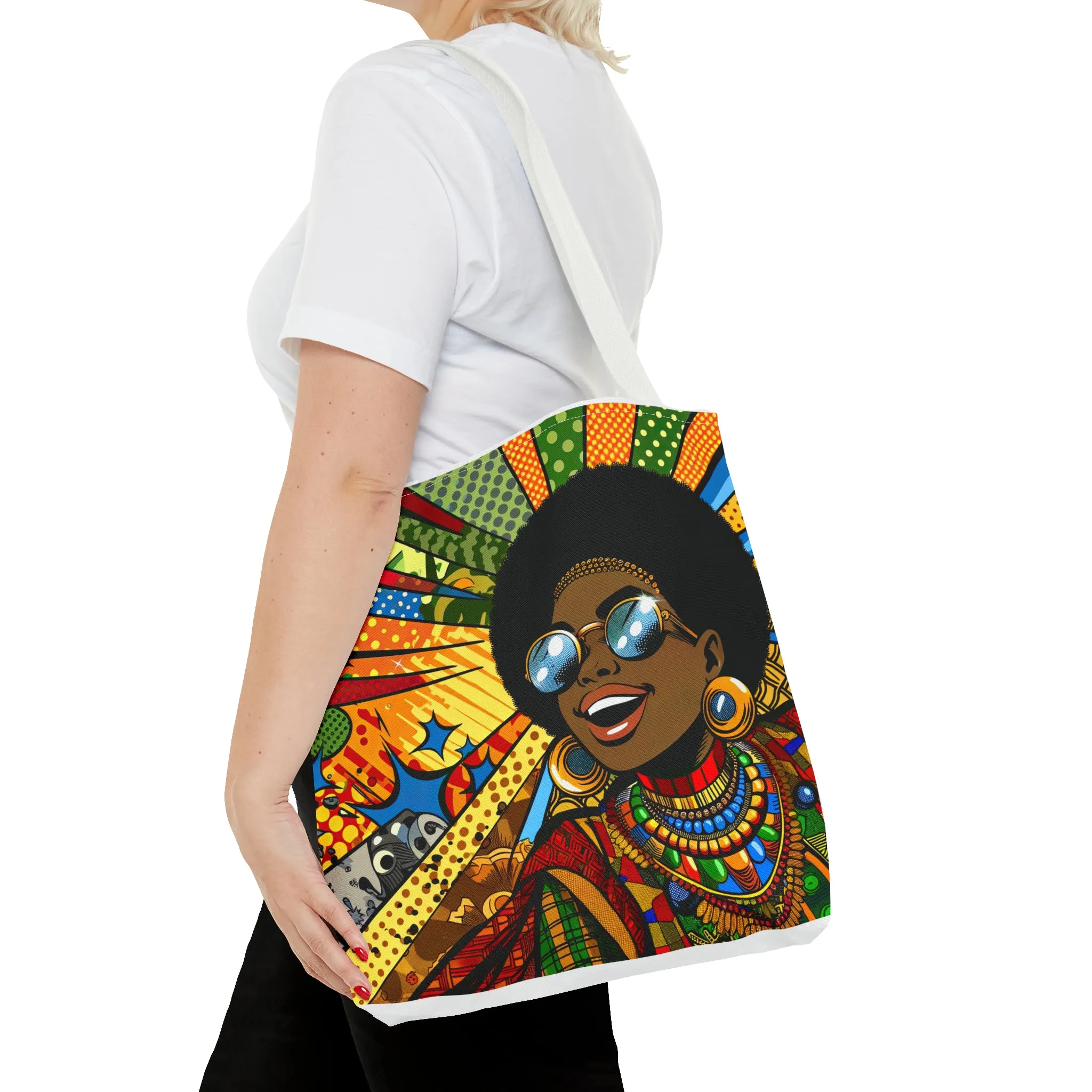 Girl Power Comic Tote Bag