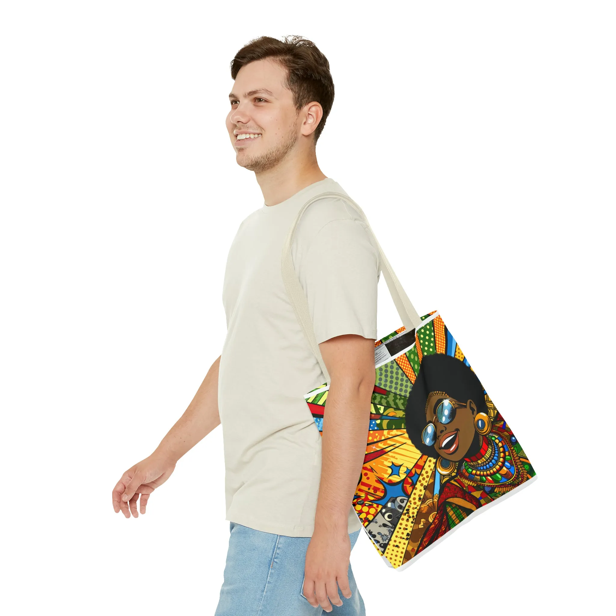 Girl Power Comic Tote Bag