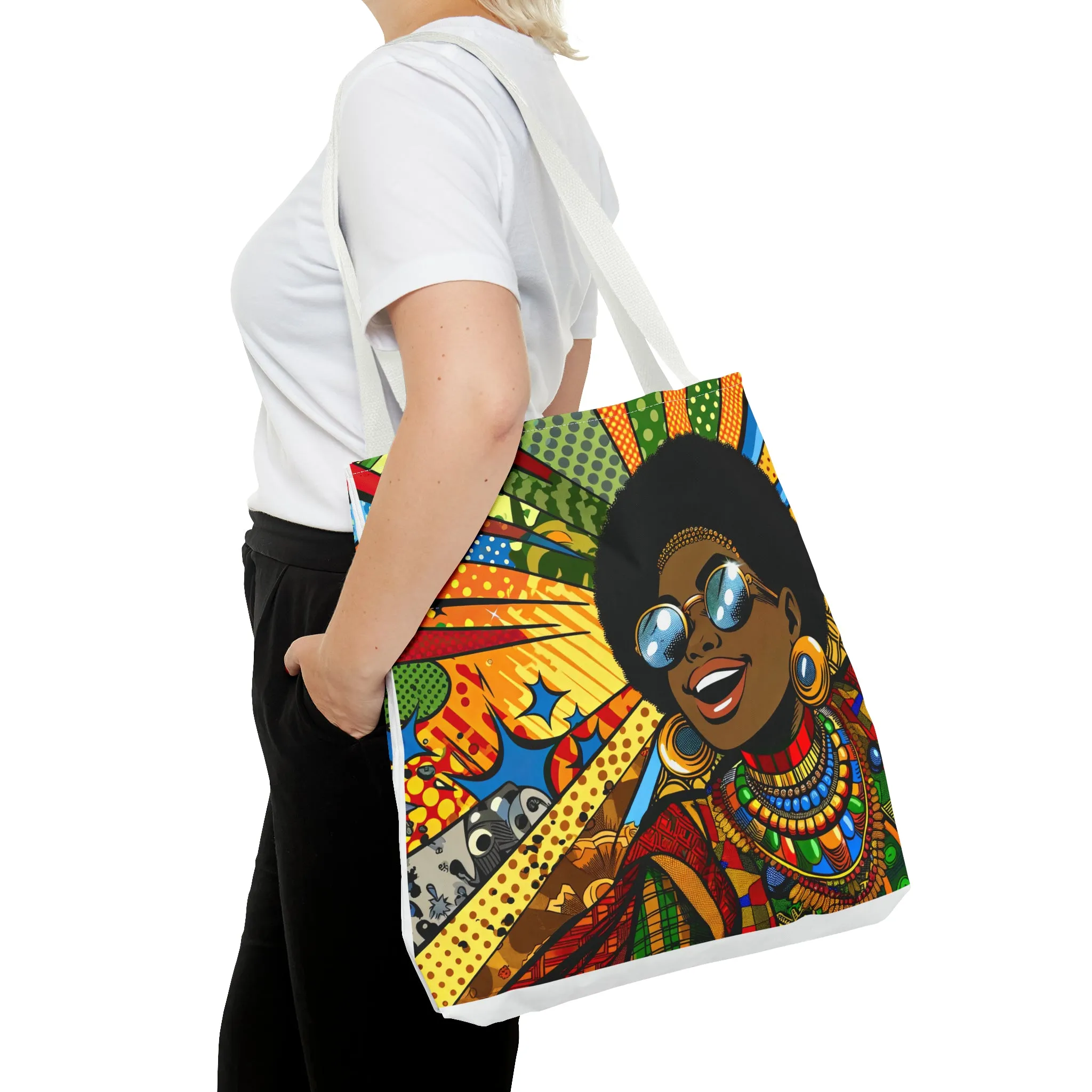 Girl Power Comic Tote Bag