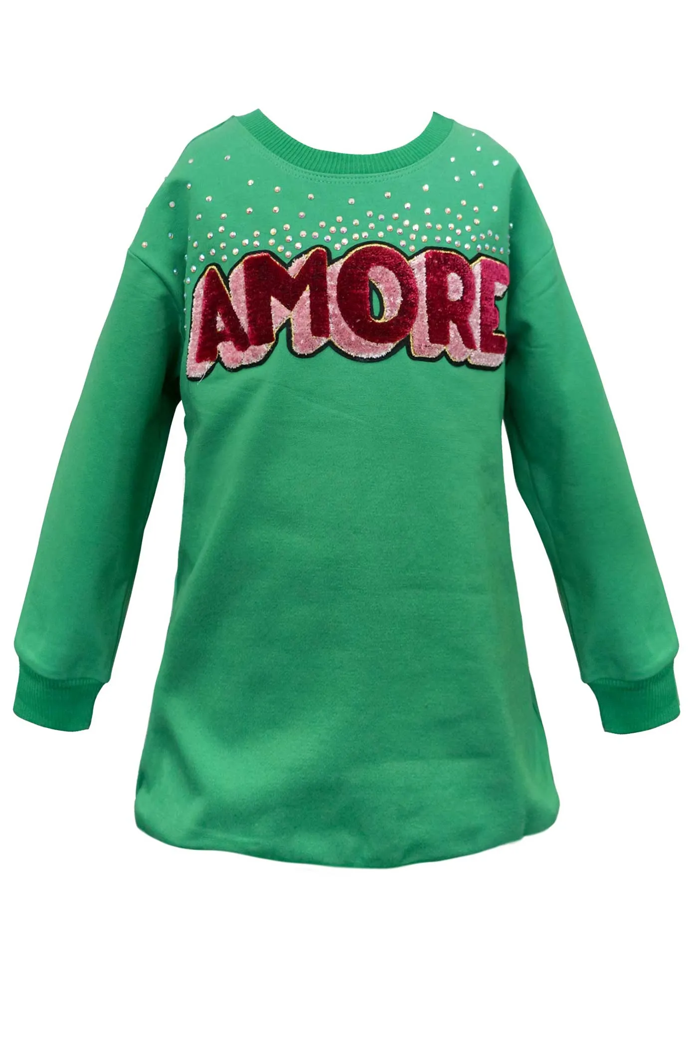 Girls Amore Sweatshirt Dress