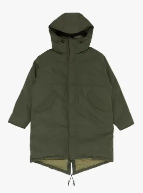 GORE-TEX Long Down Coat Khaki Green