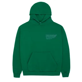 Hidden Mountain Peace Green Hoodie