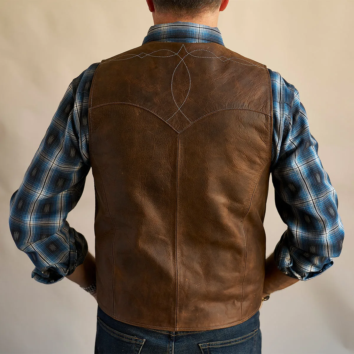 Indy Bison Austin Vest No.450 | Brown