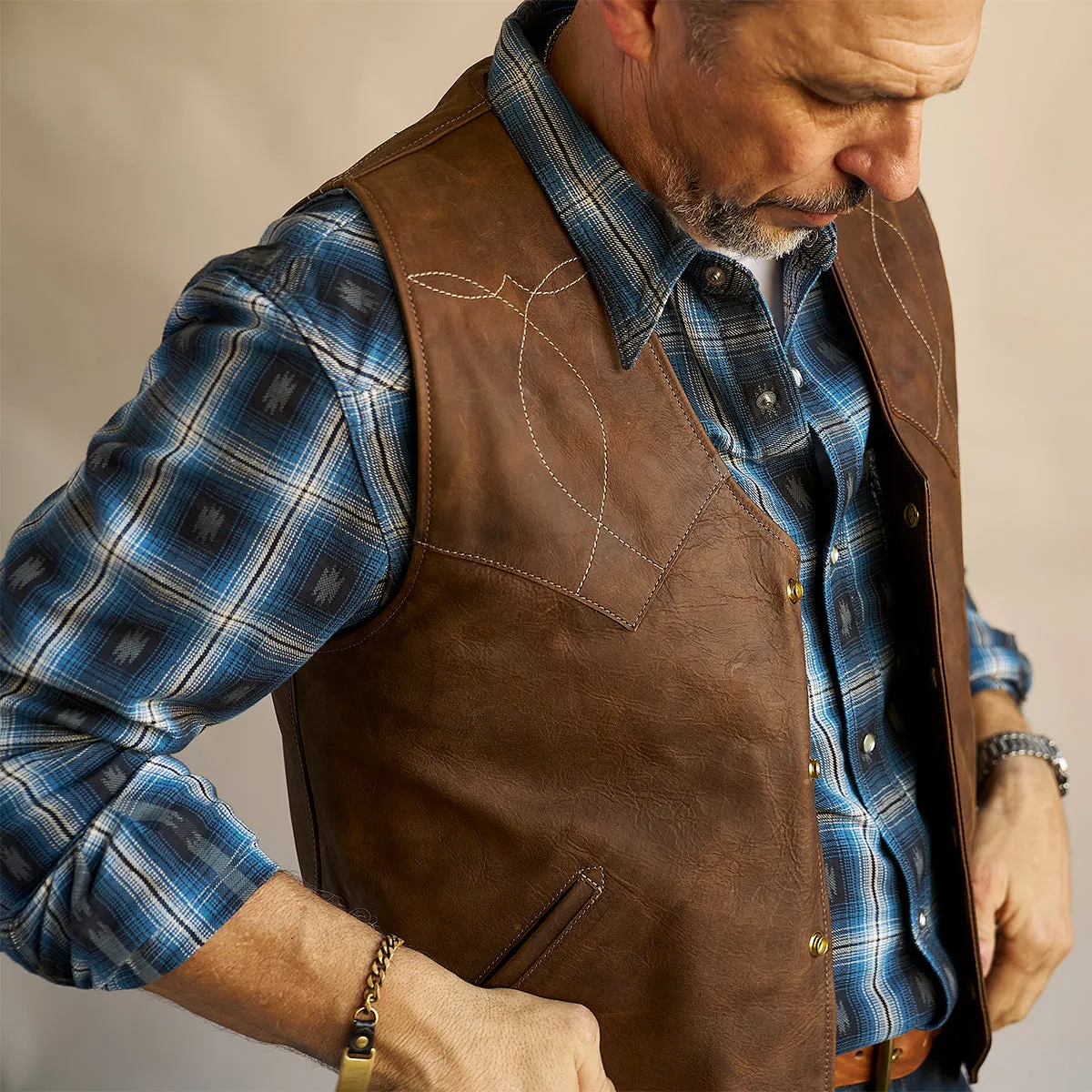 Indy Bison Austin Vest No.450 | Brown