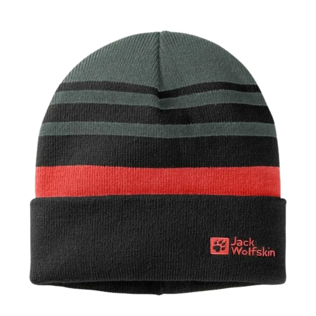 jack wolfskin Stripy Knit Kids Beanie