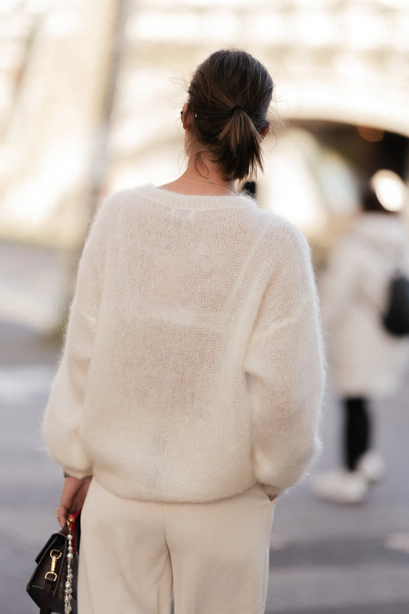 Joanne mohair jumper off white