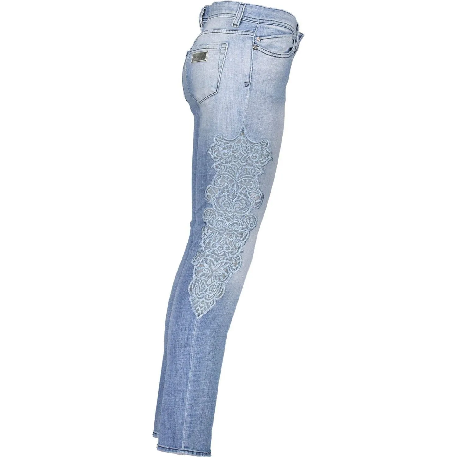 Just Cavalli Light Blue Cotton Women Jeans