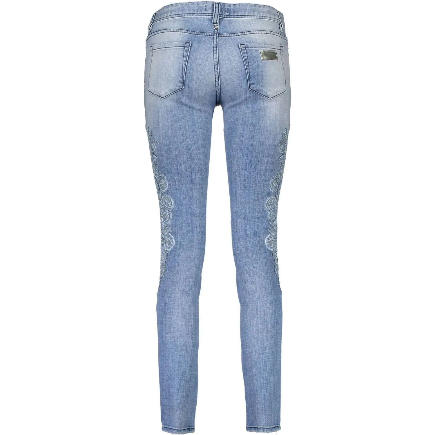 Just Cavalli Light Blue Cotton Women Jeans