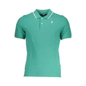 K-WAY Elegant Green Cotton Stretch Polo Shirt