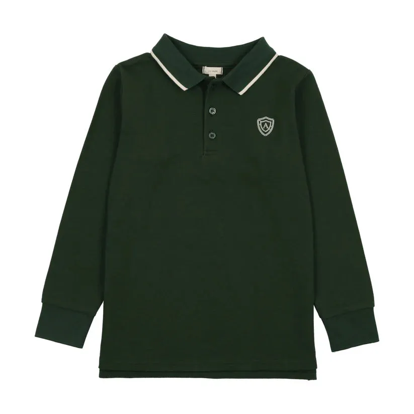 Lil Legs Green Logo Polo