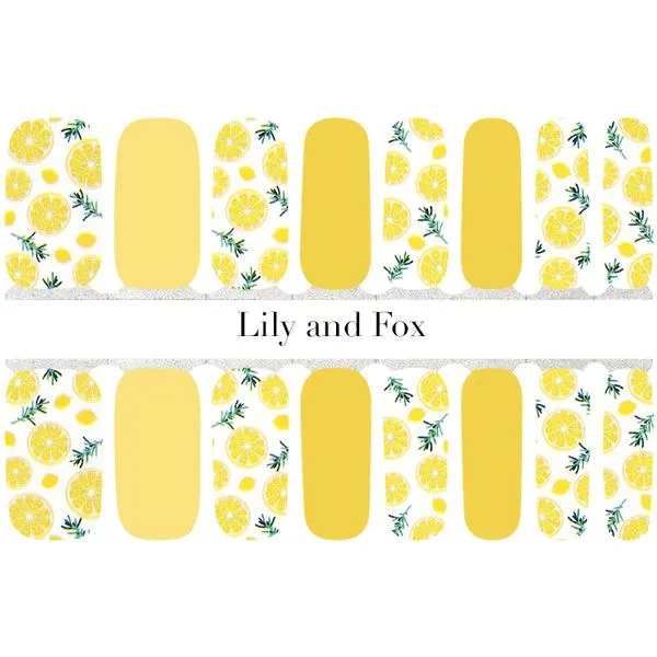 Lily And Fox - Nail Wrap - Citrus Punch