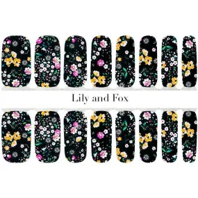 Lily and Fox - Nail Wrap - Daring Floral