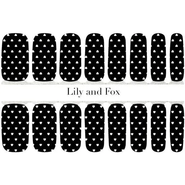 Lily And Fox - Nail Wrap - Midnight Valentine