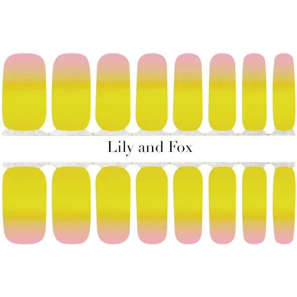 Lily and Fox - Nail Wrap - Pink Lemonade