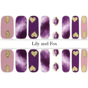 Lily and Fox - Nail Wrap - Purple Haze