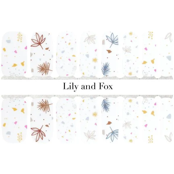 Lily And Fox - Nail Wrap - Tropical Terrazzo