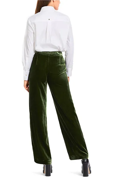 Marccain Velvet Khaki Pants