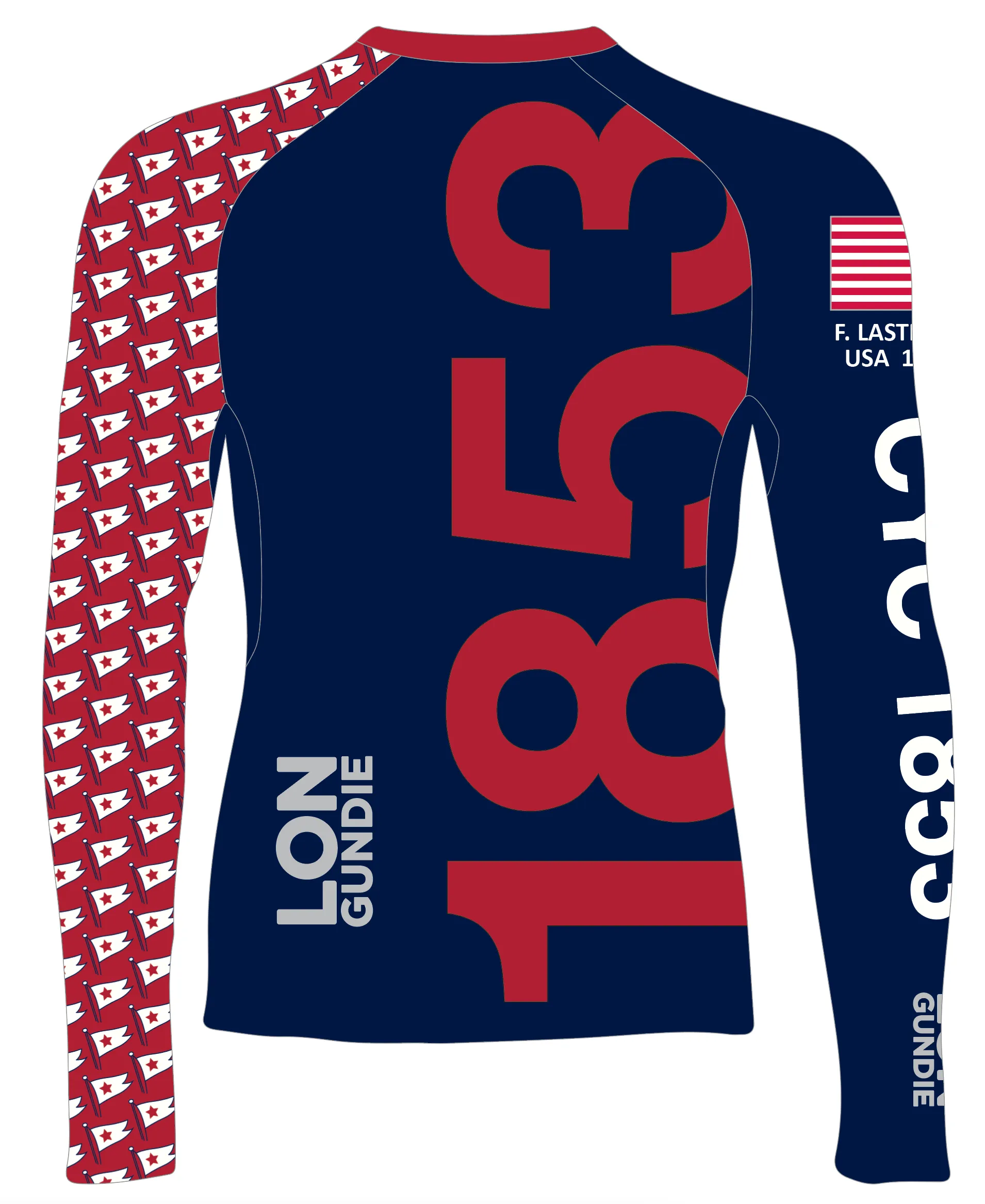 MEN TECH-TEE TOP LONG SLEEVE NAVY | CAROLINA YACHT CLUB | PSNLZ'D