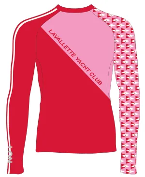 MEN TECH-TEE TOP LONG SLEEVE PINK | LAVALLETTE YC