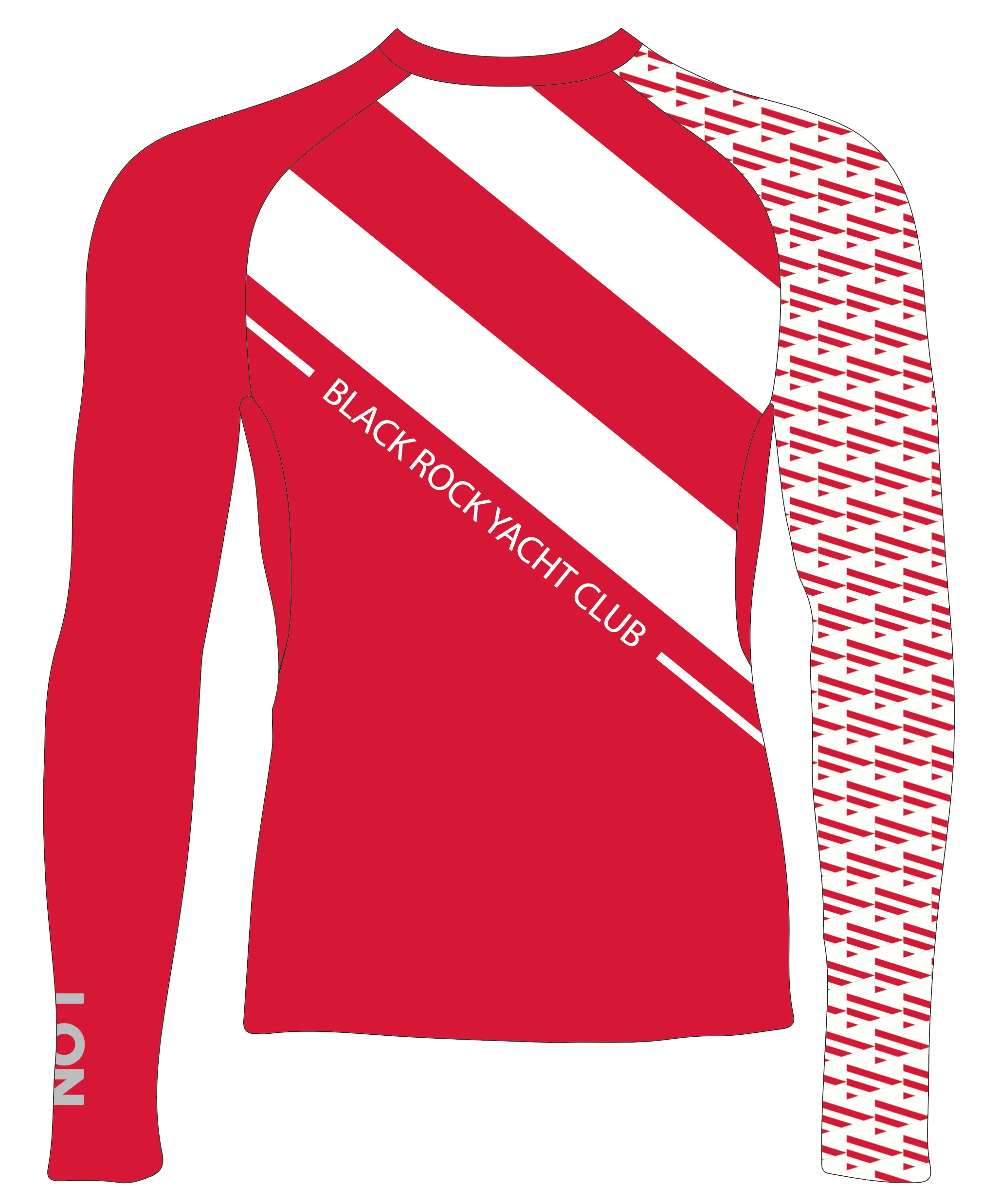 MEN TECH-TEE TOP LONG SLEEVE RED | BLACK ROCK YC