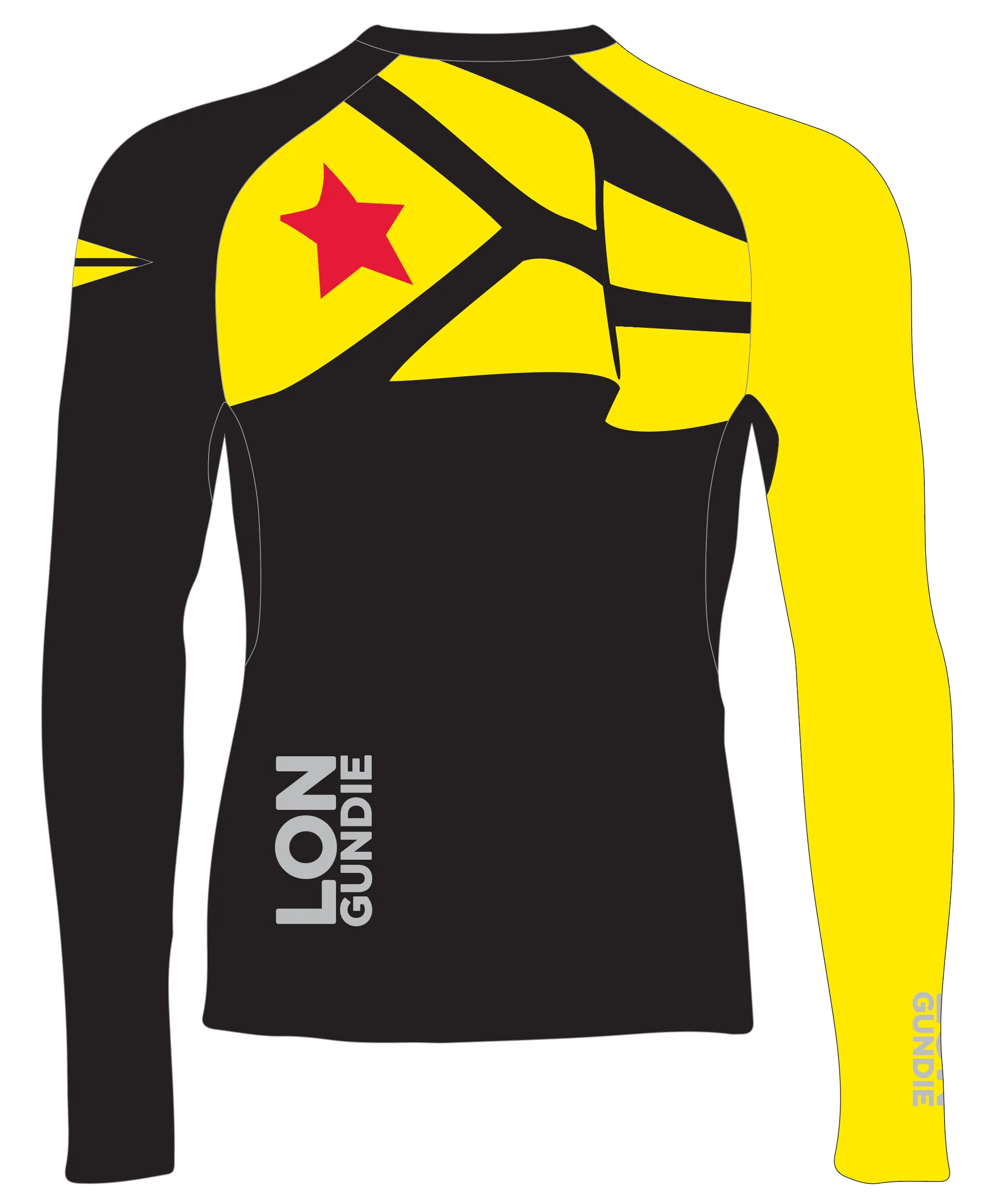 MEN TECH-TEE TOP LONG SLEEVE YELLOW | LONG BEACH YACHT CLUB