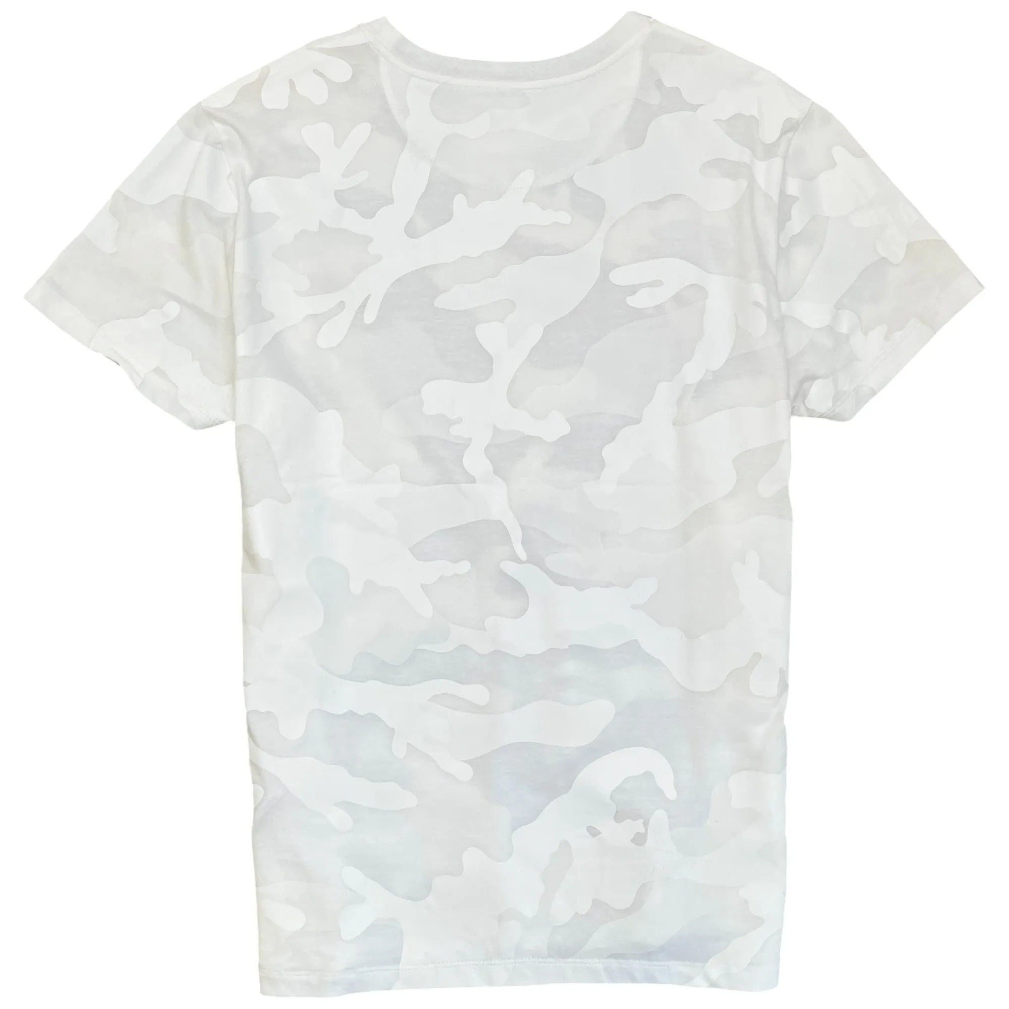 Men's Camouflage Logo T-Shirt White Size S