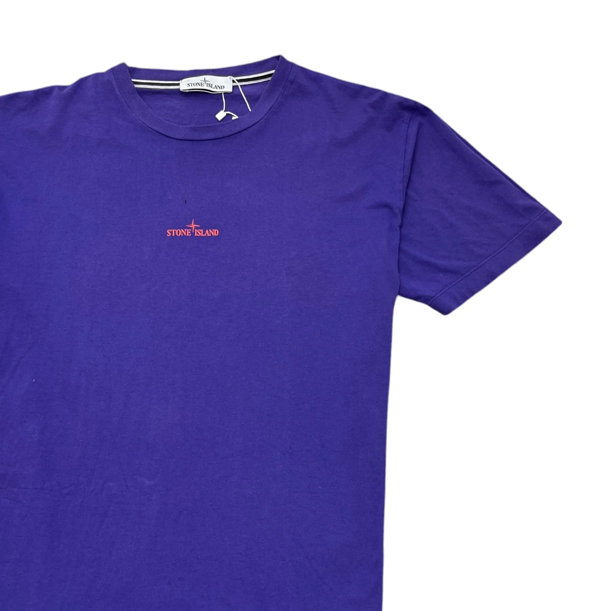 Men's Logo T-Shirt Purple Size L