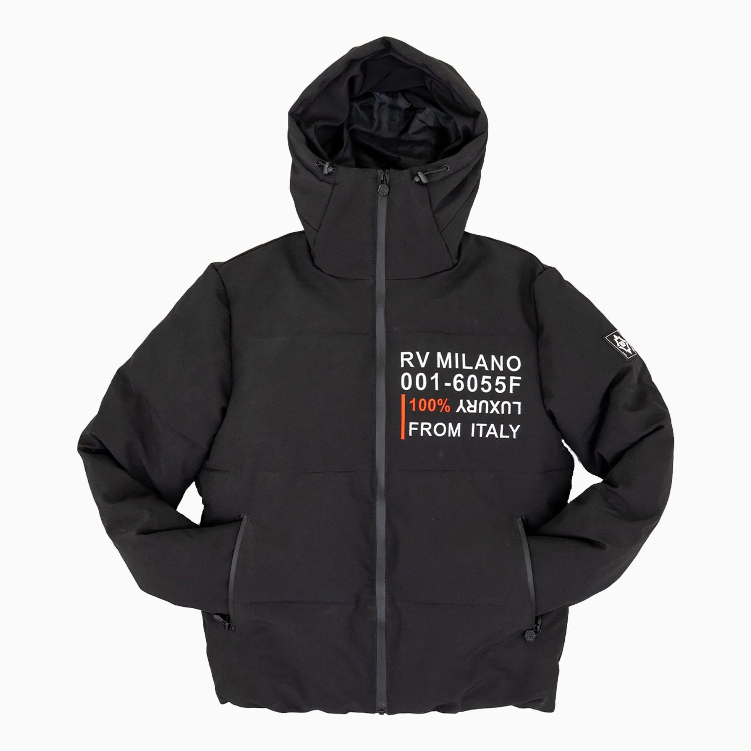 Men's Milano Windbreaker Zip Up Hoodie