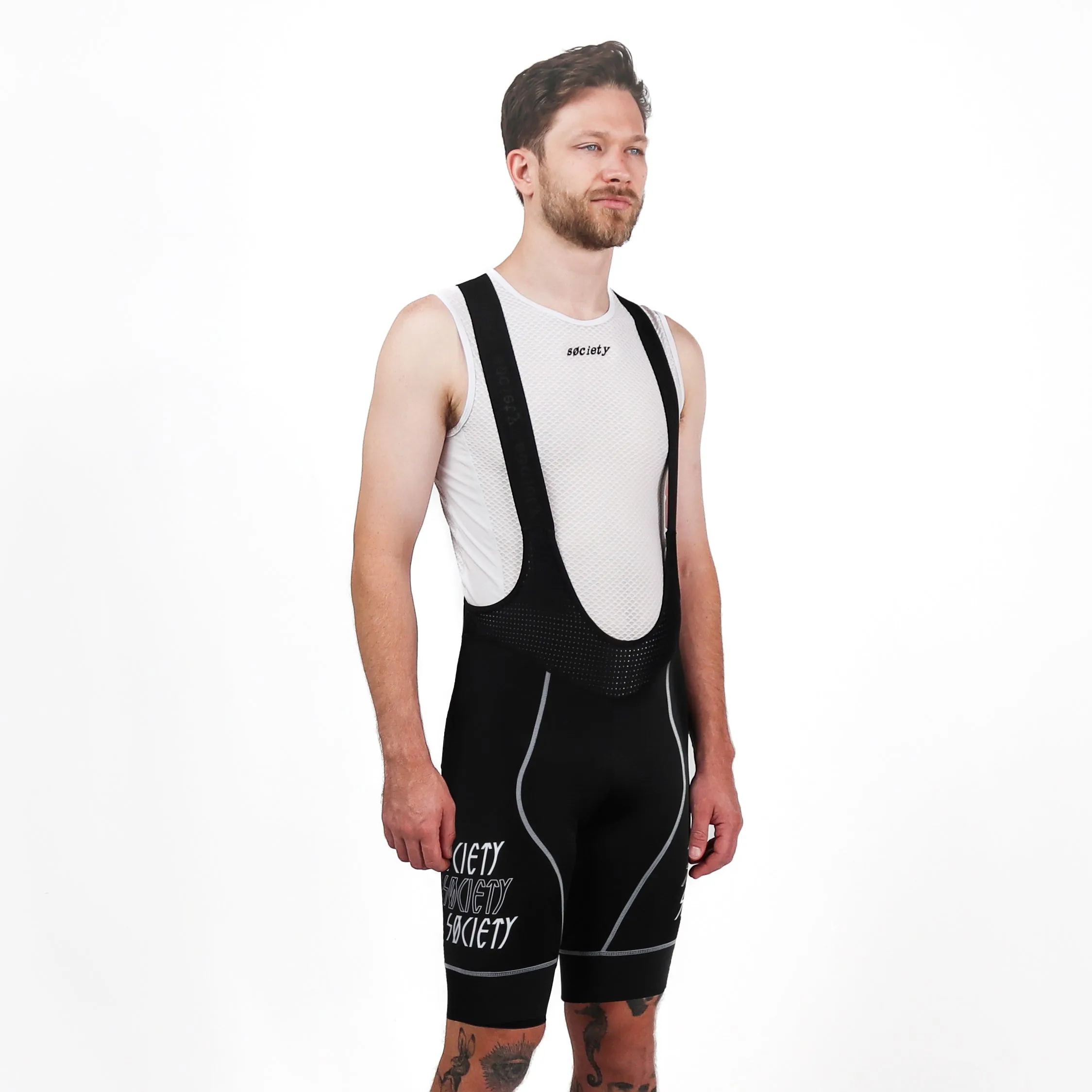 Mens Omni HyperStack Bib Shorts (Black)