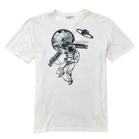 Men's Spaceland Astronaut T-Shirt White Size L