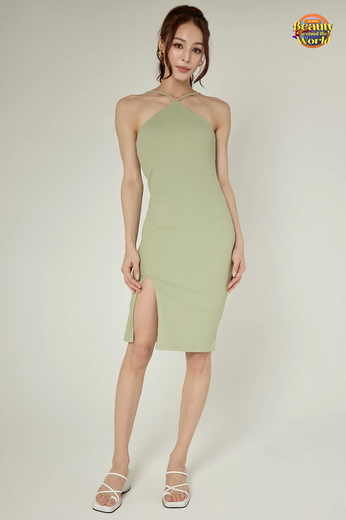 Mi Halter Dress (Green)