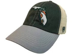 Miami Hurricanes TOW United Mesh Vintage Logo Adj Snapback Relax Fit Hat Cap