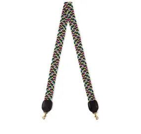 Multicolor Braided Crossbody Strap