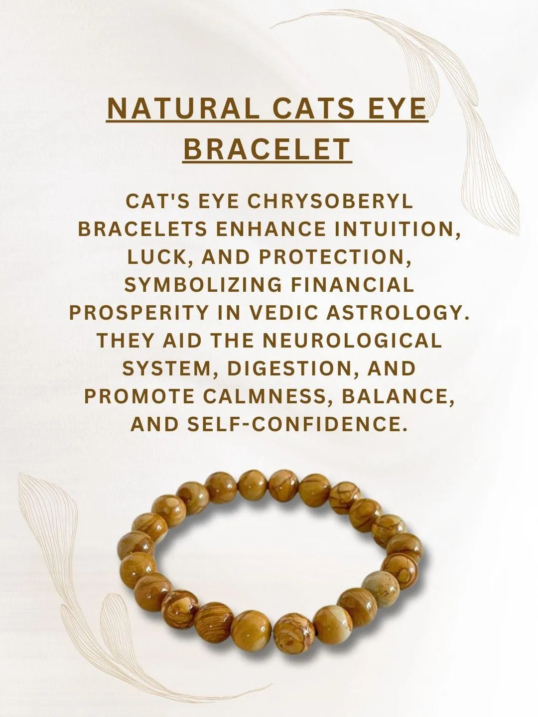 Natural Cats Eye Bracelet