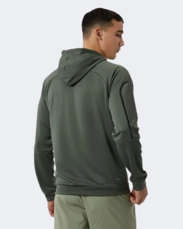 New Balance Tenacity Men Training Hoody Olive Green Mt23126-Don