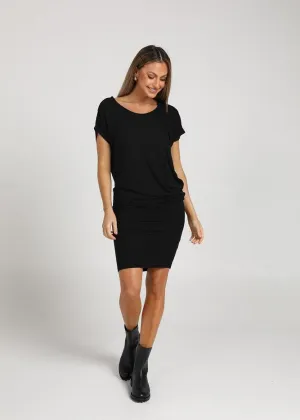 Nora Asymmetrical Bamboo T-Shirt Dress