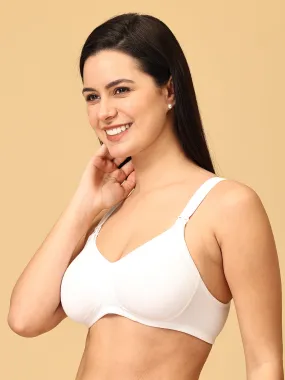 Nursing & Feeding Non Padded Bra- White