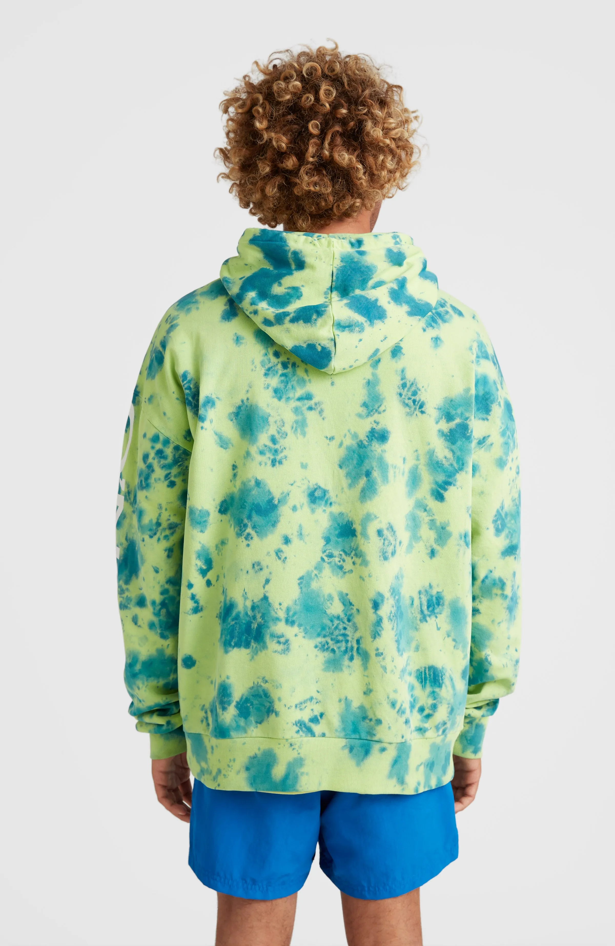 Oakes Hoodie | Green Tie Dye