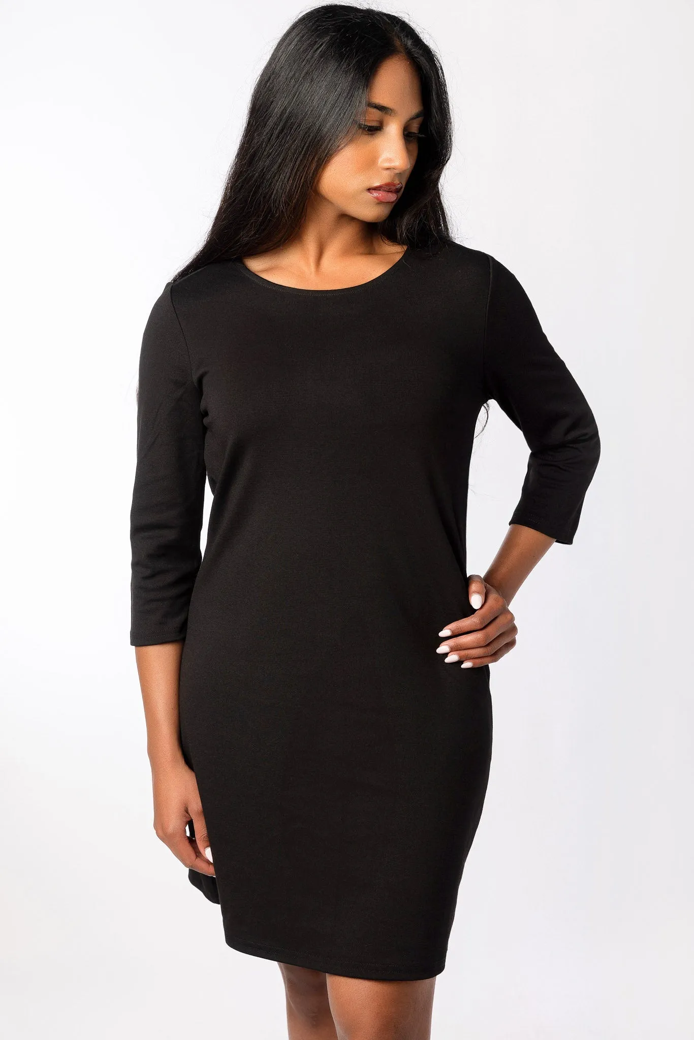 ONLY 3/4 Sleeve Shift Dress